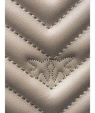 PINKO LOVE CLICK CLASSIC Quilted leather backpack walnut-antique gold - Women&rsquo;s Bags - 4