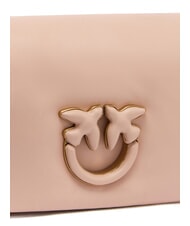 PINKO LOVE CLICK PUFF Mini leather shoulder bag block color powder - Women&rsquo;s Bags - 3