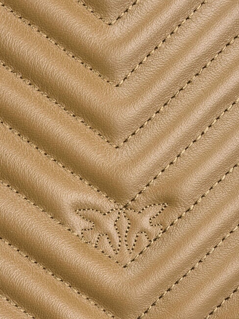 LOVE CLICK CLASSIC Quilted leather backpack plantation-antique gold - Women’s Bags