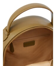 PINKO LOVE CLICK CLASSIC Quilted leather backpack plantation-antique gold - Women’s Bags - 5