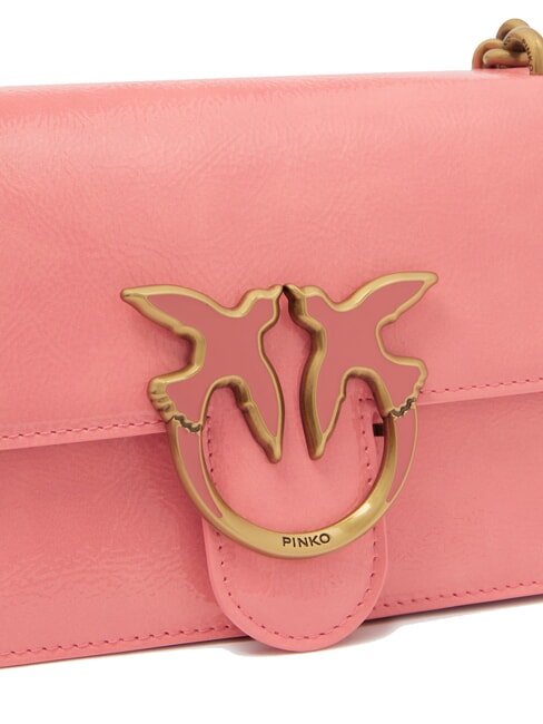 LOVE ONE MINI  Mini shoulder bag peach blossom-antique gold - Women’s Bags