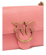 PINKO LOVE ONE MINI  Mini shoulder bag peach blossom-antique gold - Women’s Bags - 3