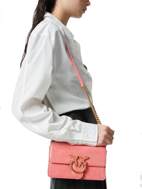 LOVE ONE MINI  Mini shoulder bag peach blossom-antique gold - Women’s Bags