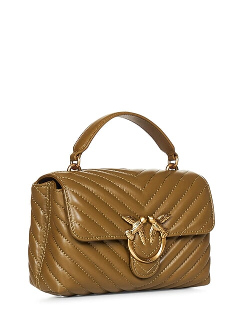 LOVE LADY PUFF Mini hand bag, with shoulder strap plantation-antique gold - Women’s Bags