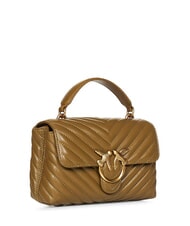 PINKO LOVE LADY PUFF Mini hand bag, with shoulder strap plantation-antique gold - Women’s Bags - 2