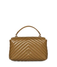 PINKO LOVE LADY PUFF Mini hand bag, with shoulder strap plantation-antique gold - Women’s Bags - 3