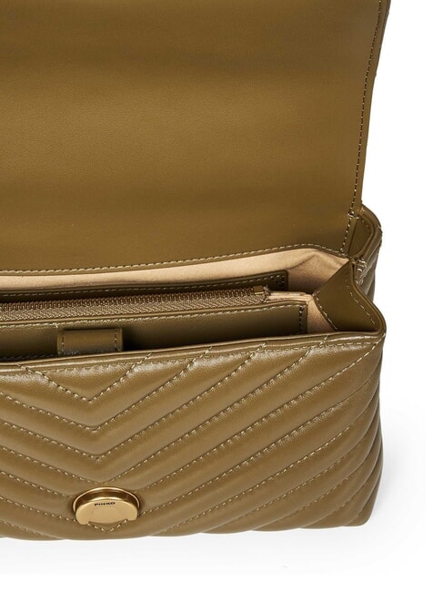 LOVE LADY PUFF Mini hand bag, with shoulder strap plantation-antique gold - Women’s Bags