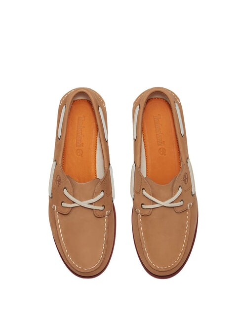 CLASSIC BOAT  Leather boat shoes medium beige nubuck - Women&rsquo;s shoes