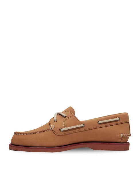 CLASSIC BOAT  Leather boat shoes medium beige nubuck - Women&rsquo;s shoes