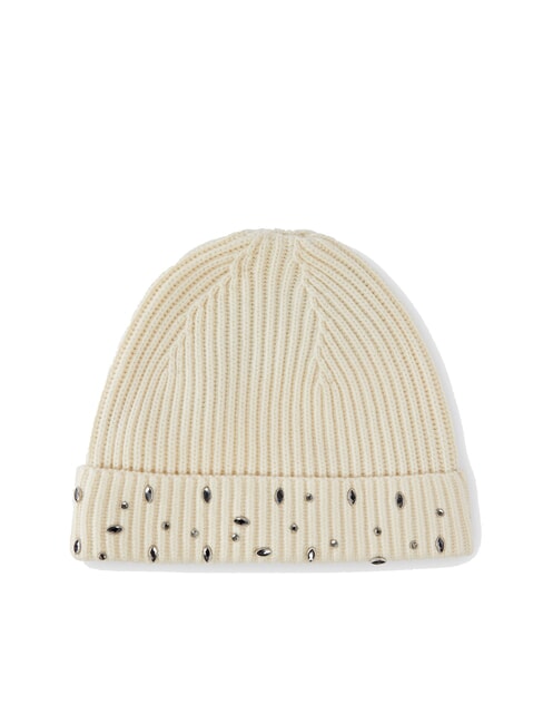 SERENGETI Crystal beanie hat white meringue - Hats