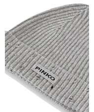 PINKO SERENGETI Crystal beanie hat silver-metallic - Hats - 3