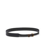 PINKO TAMBORIL Drummed leather belt - Belts