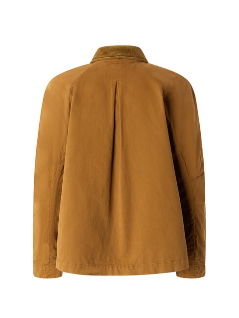 CANNONE Caban jacket with velvet collar bronze - Women's Jackets