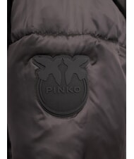 PINKO IDRANTE Down jacket with hood black limousine - Women's down jackets - 4
