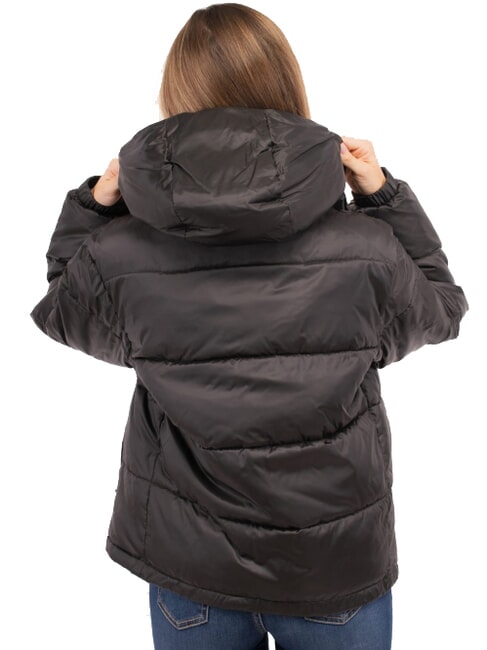 IDRANTE Down jacket with hood black limousine - Women's down jackets