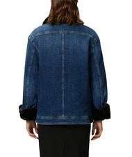 PINKO POP Denim jacket with appliques - Women's Jackets