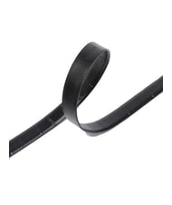 PINKO CUZCO Thin printed leather belt black-antique gold - Belts - 4