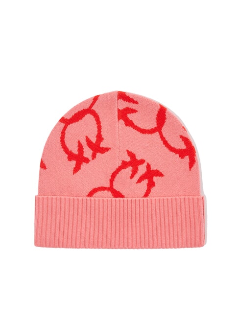 FRAPPATO Monogram jacquard cap pink/red - Hats