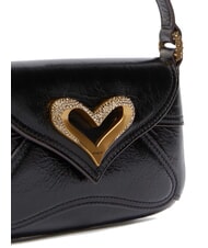 PINKO 520 Vintage effect leather bag black-antique gold - Women’s Bags - 3