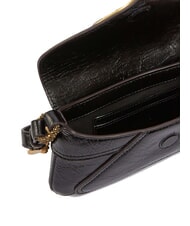 PINKO 520 Vintage effect leather bag black-antique gold - Women’s Bags - 4