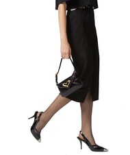 PINKO 520 Vintage effect leather bag black-antique gold - Women’s Bags - 6