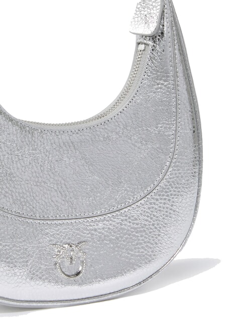 BRIOCHE Metallic Leather Shoulder Bag shiny silver-nickel - Women&rsquo;s Bags