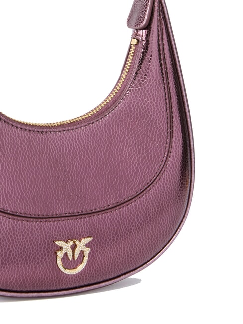 BRIOCHE Metallic Leather Shoulder Bag metallic brown-gold - Women’s Bags