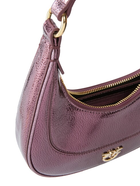 BRIOCHE Metallic Leather Shoulder Bag metallic brown-gold - Women’s Bags