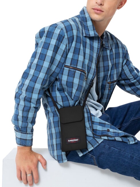 DALLER POUCH  Card holder with shoulder strap BLACK - Over-the-shoulder Bags for Men