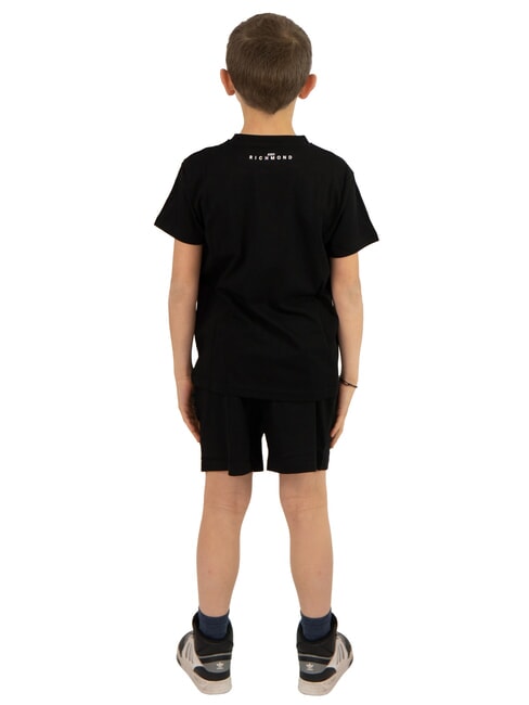 NORMI T-shirt and Bermuda shorts set black - Children's tracksuits