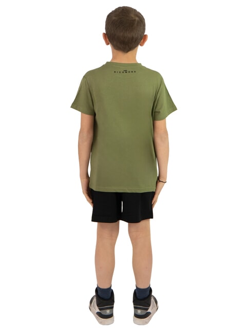 NORMI T-shirt and Bermuda shorts set green mil. - Children's tracksuits