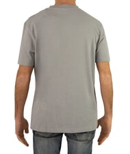 JOHN RICHMOND SOULOKU T-shirt with embossed logo grey medium - T-shirt - 3