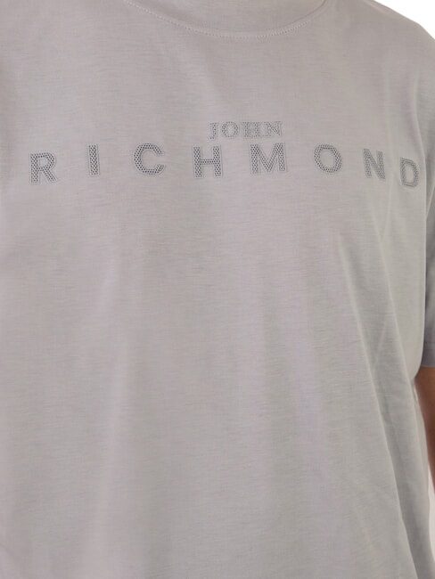 SOULOKU T-shirt with embossed logo grey medium - T-shirt