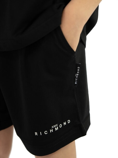 NORMI T-shirt and Bermuda shorts set black - Children's tracksuits