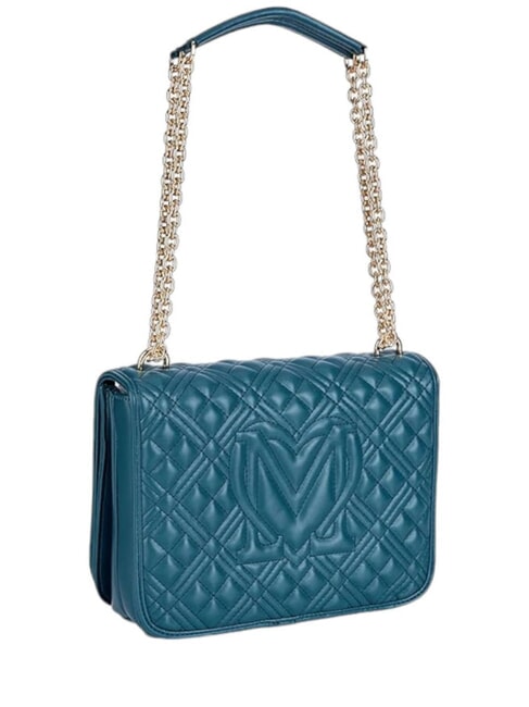 QUILTED GOLD CHAIN Shoulder/crossbody bag emerald - Women’s Bags