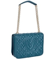 LOVE MOSCHINO QUILTED GOLD CHAIN Shoulder/crossbody bag emerald - Women’s Bags - 2