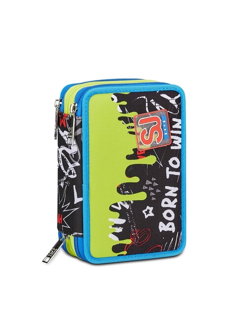 BORN TO FUN BOY Complete pencil case with school kit Black - Cases and Accessories