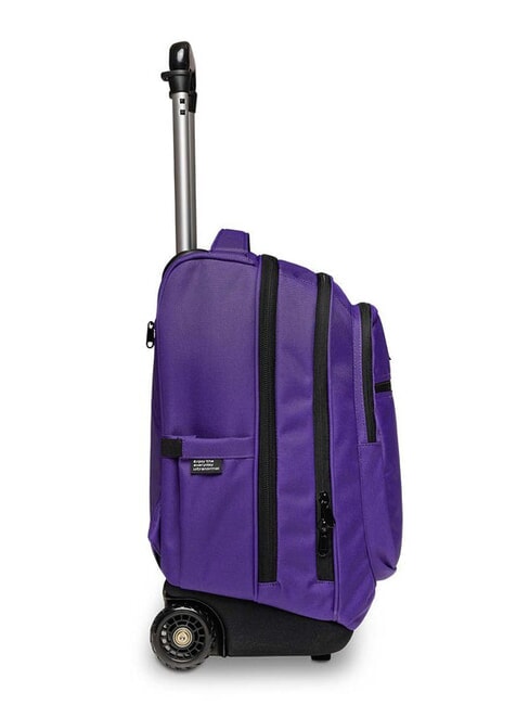 BUMP PLAIN 2-wheel trolley backpack rose - Backpack trolleys