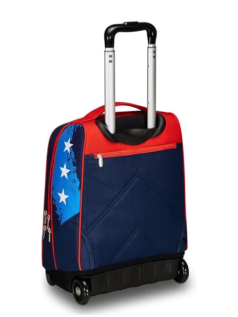 LEGENDARY AVENGER BIG 2-wheel trolley backpack Bluedeep - Backpack trolleys