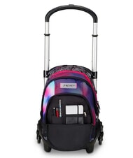 SEVEN FLEX SHADEFULL GIRL Detachable trolley backpack, 3 wheels violet - Backpack trolleys - 5