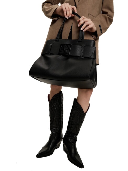 SUSIE SOFT Shoulder bag with buckle black - Women&rsquo;s Bags