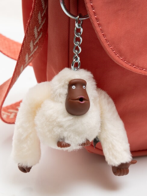 CATIA Small shoulder bag with flap vintage pink furry monkey - Women’s Bags