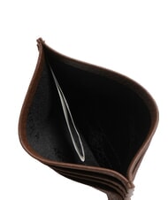 BRACCIALINI BASIC Leather card holder with metal logo - Women’s Wallets