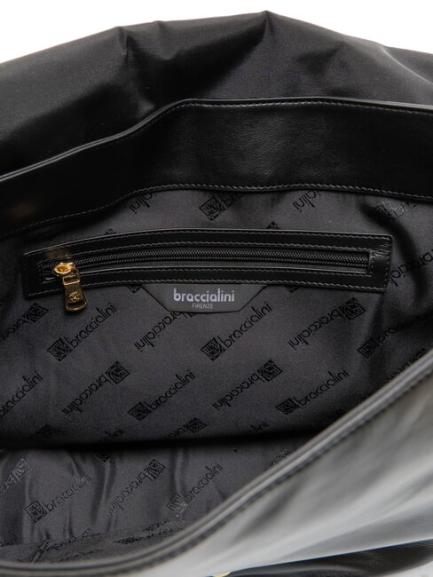 NORA Leather shoulder bag black - Women’s Bags