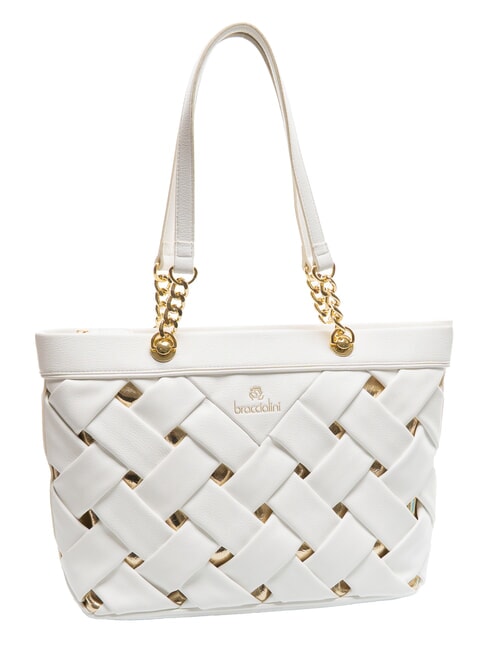 ICONS Woven shopping bag white - Women’s Bags
