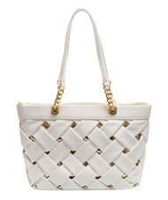 BRACCIALINI ICONS Woven shopping bag white - Women’s Bags - 4