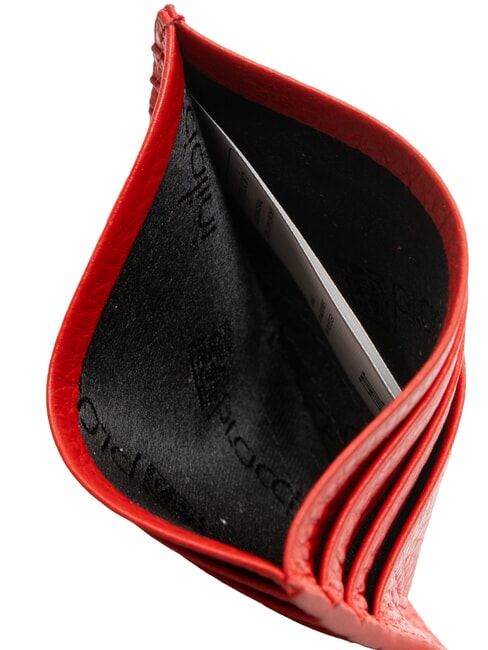 BASIC Leather credit card holder red - Women&rsquo;s Wallets