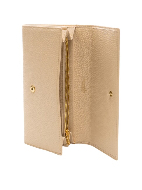 BASIC Large continental leather wallet beige - Women&rsquo;s Wallets