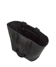 CALVIN KLEIN CK RAFFIA Shoulder Shopper ck black - Women’s Bags - 3