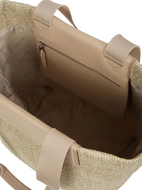 CK RAFFIA Shoulder Shopper crockery - Women&rsquo;s Bags